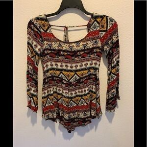 Colorful Boho style Romper. Bust 30, Waist 26.​​​​​​​​​​​​​​​​​